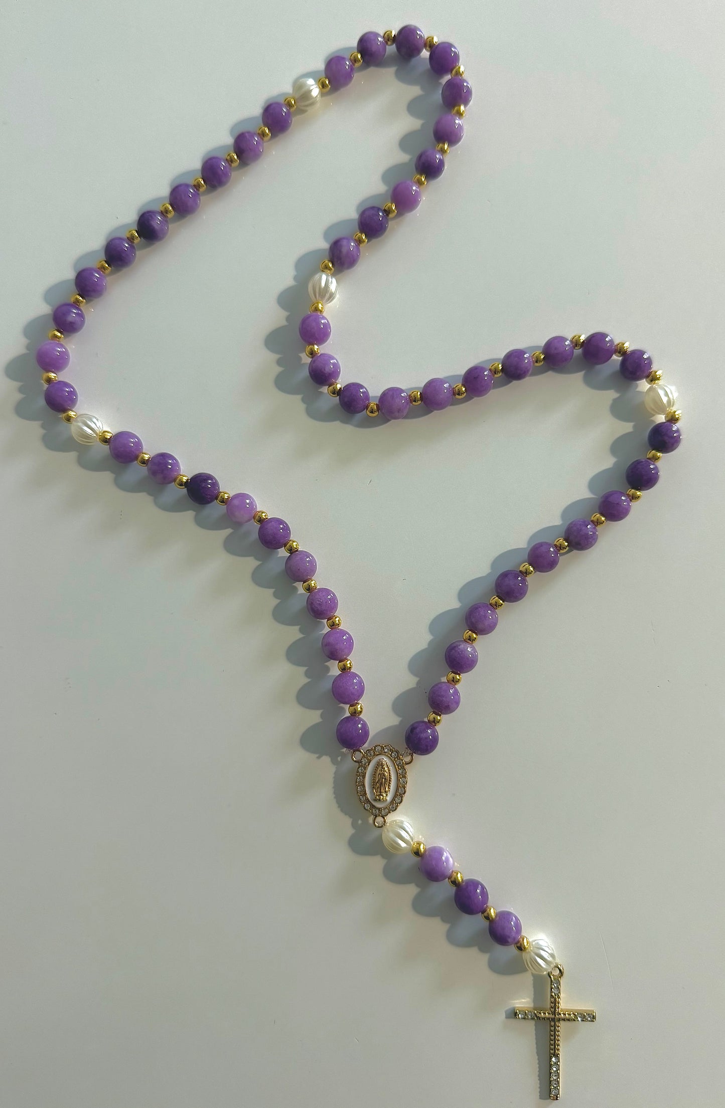 Chapelet Pierre Lithite Violet