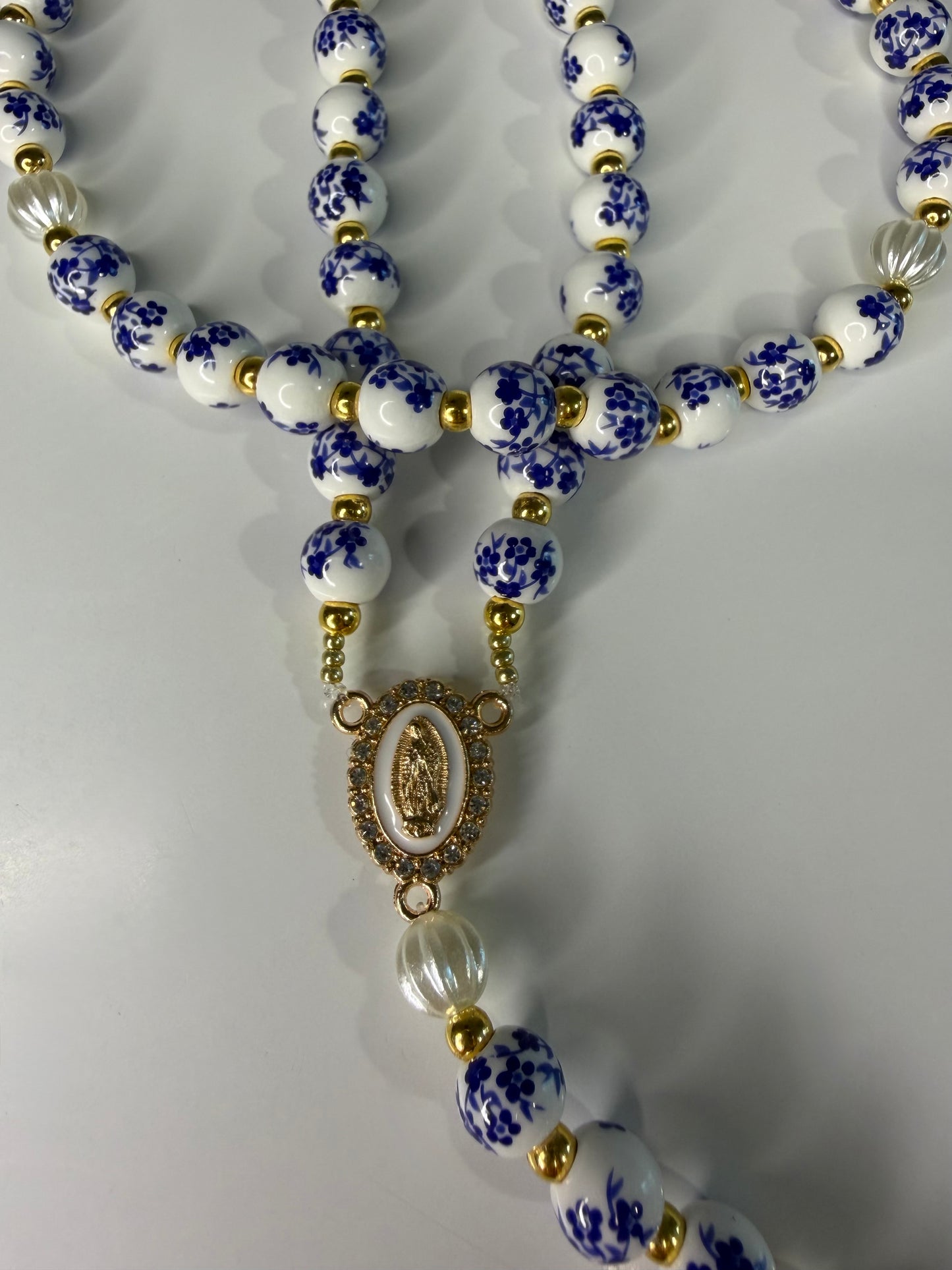 Chapelet Bleu Fleuri