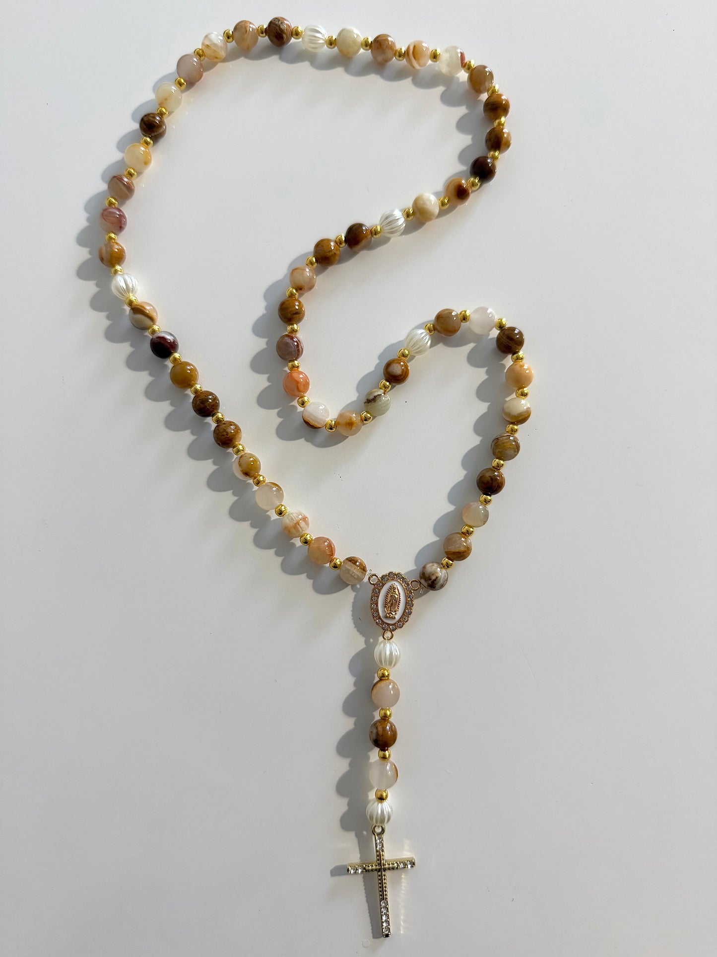 Chapelet Pierre de Jaspe Jaune
