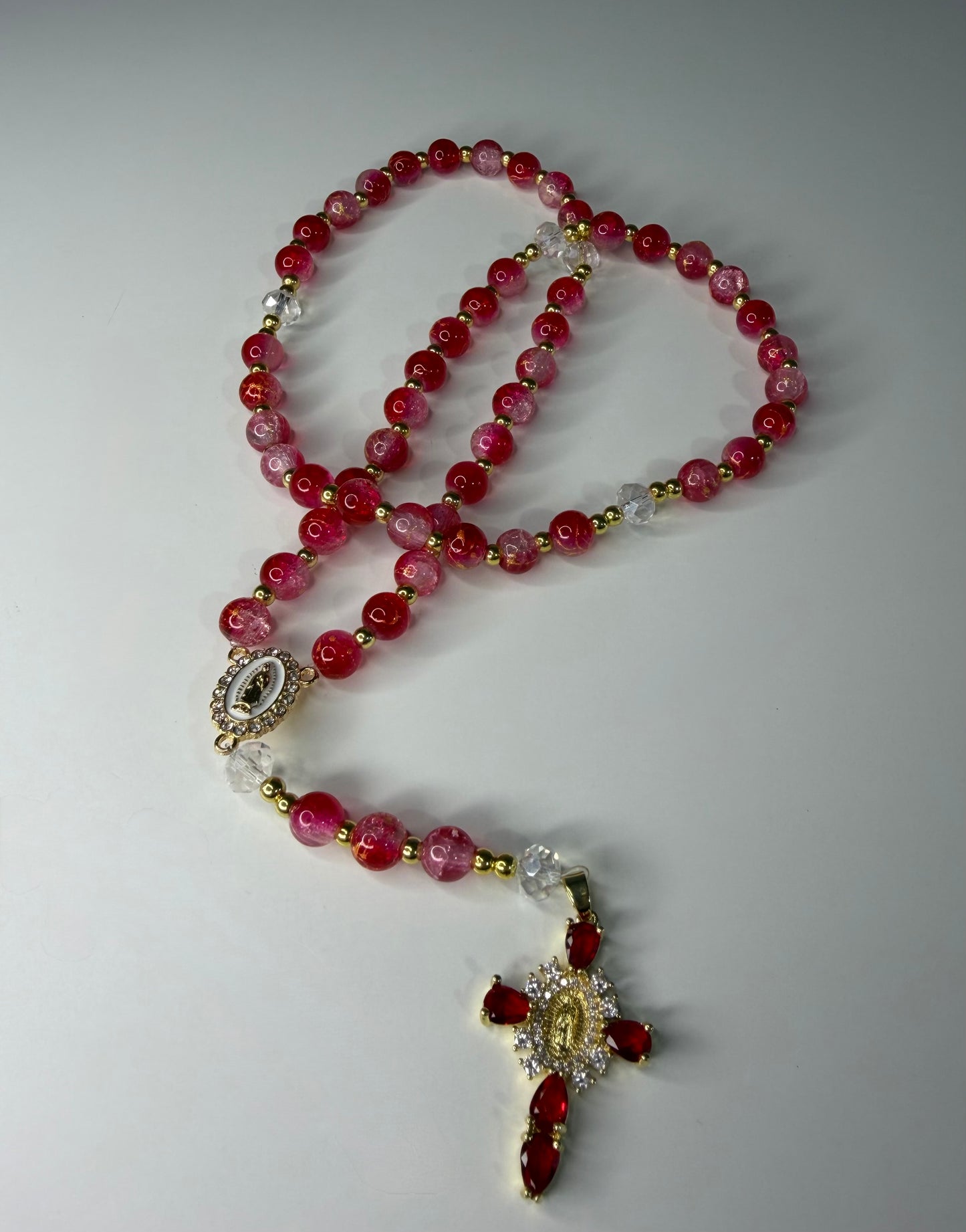 Chapelet rouge éclat
