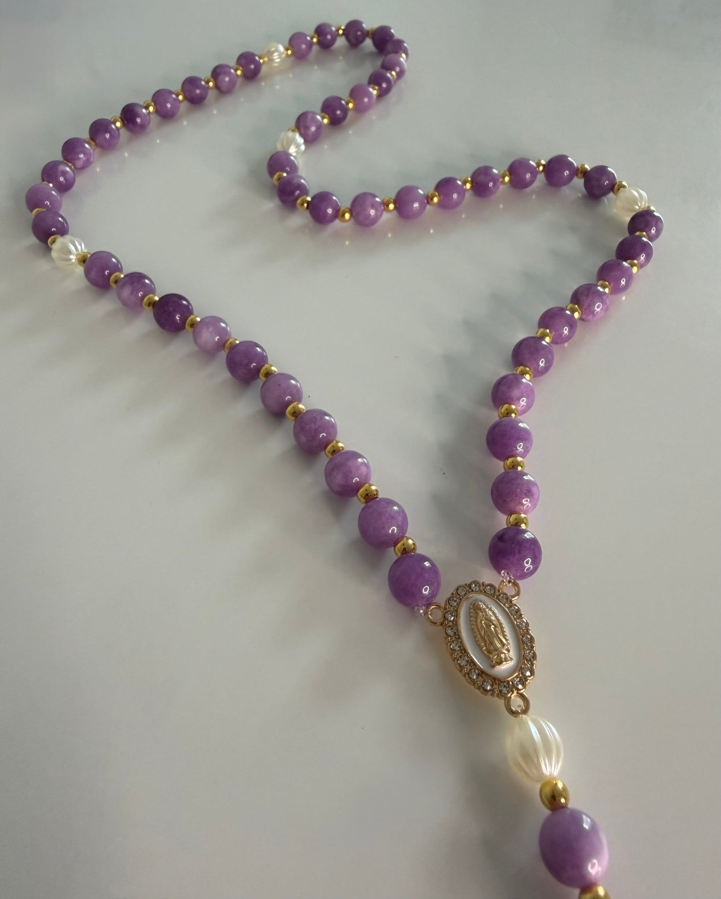 Chapelet Pierre Lithite Violet
