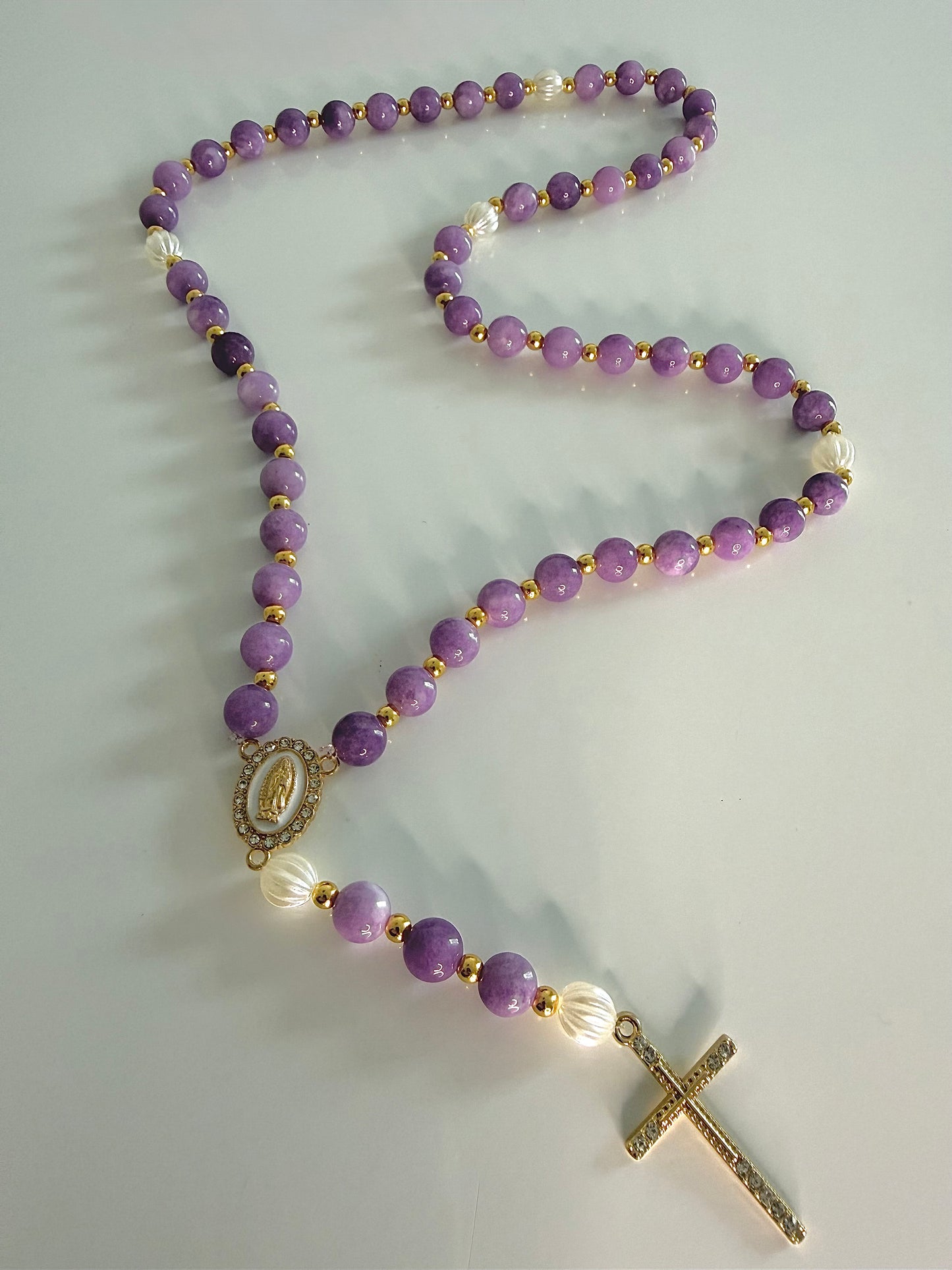 Chapelet Pierre Lithite Violet