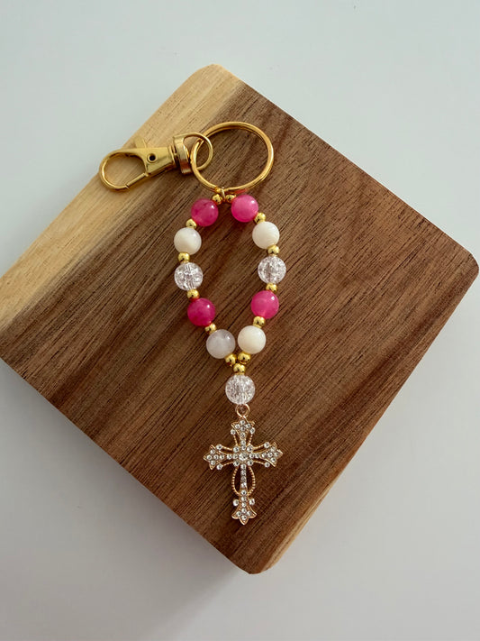 Porte Clé Rose