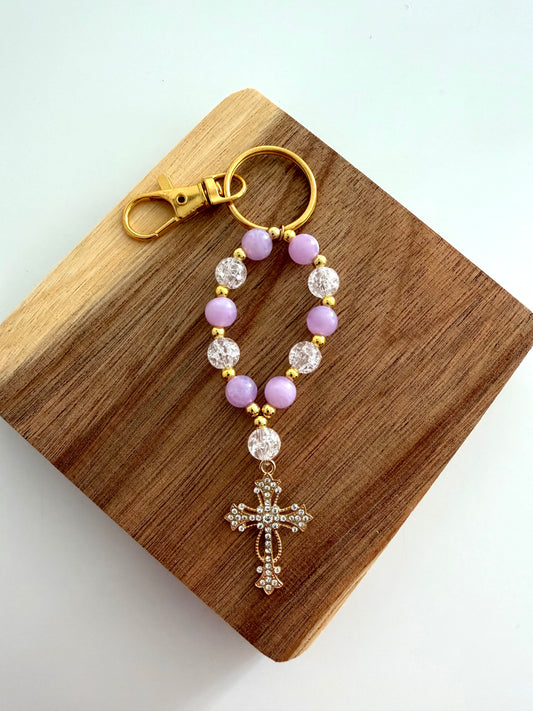 Porte Clé Violet
