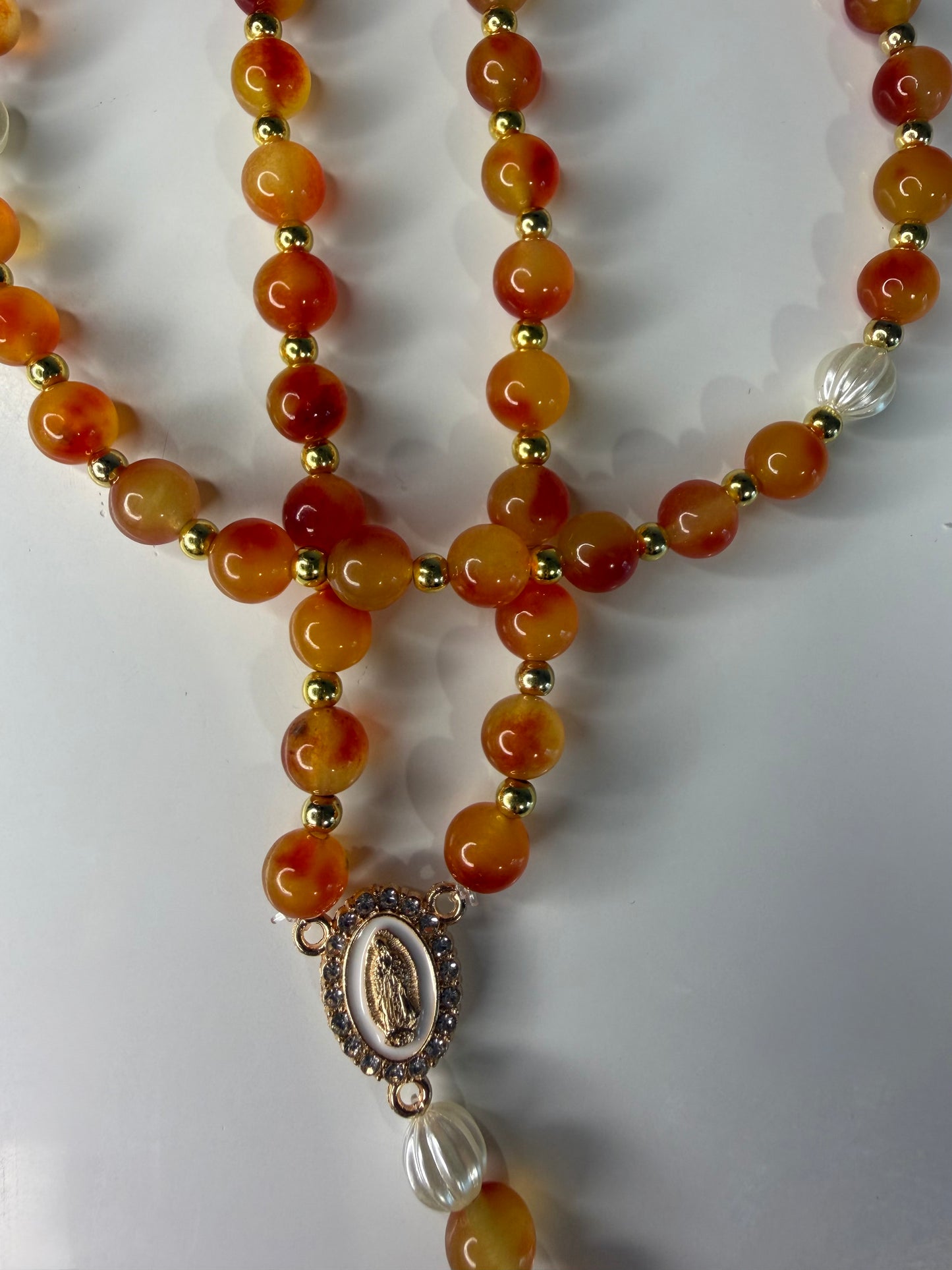 Chapelet Perles Cornaline