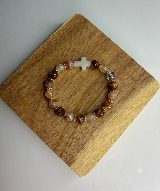 Bracelet Pierre de Jaspe Jaune