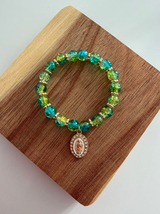 Bracelet Marie Vert Eau