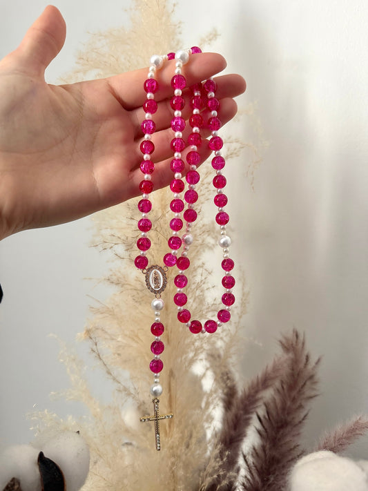 Chapelet rose